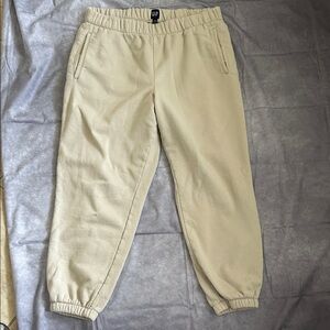 GAP Cream Ladies Vintage Jogger Sweatpants